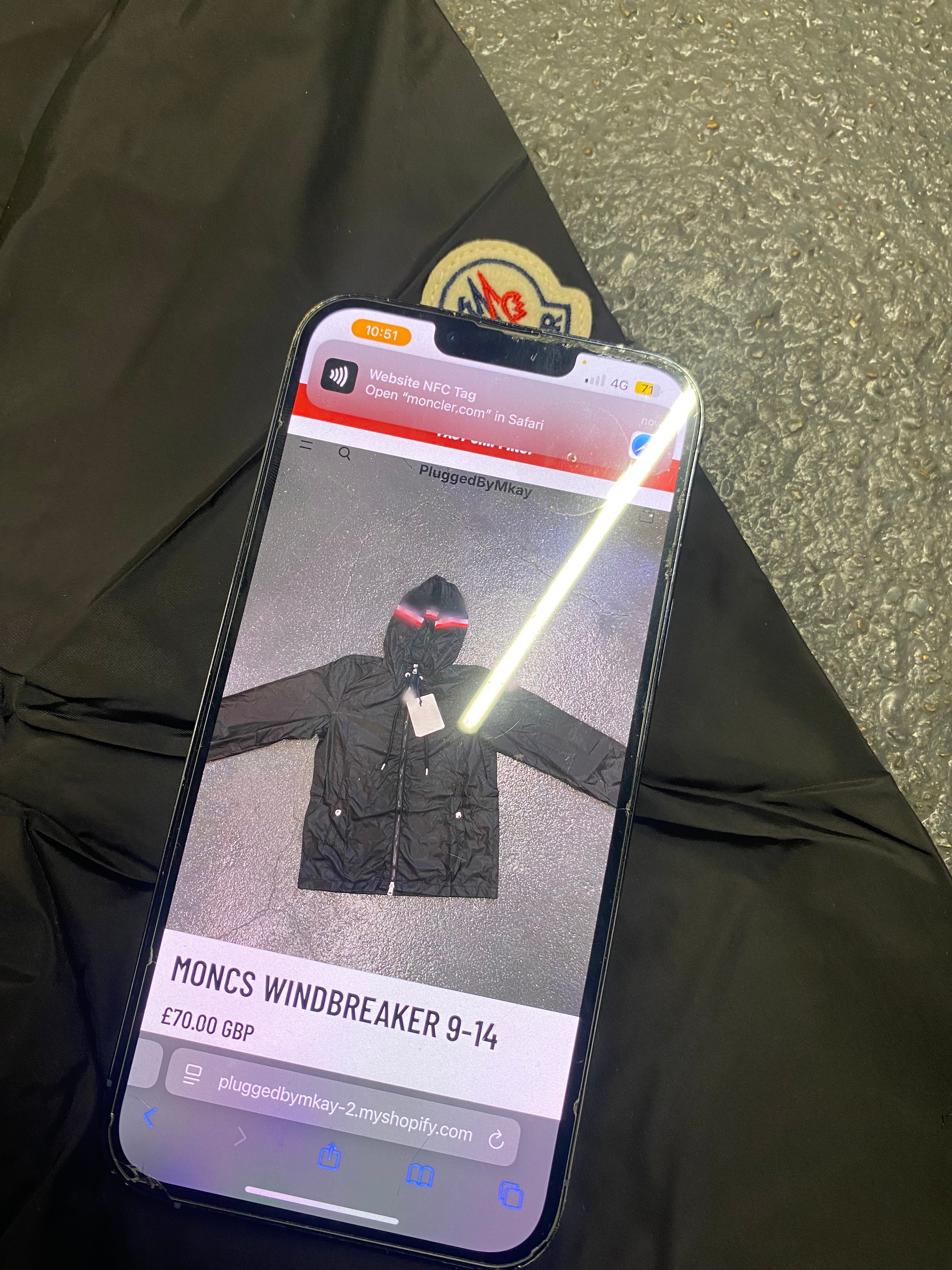 Superclone Monc Windbreaker NFC SCAN
